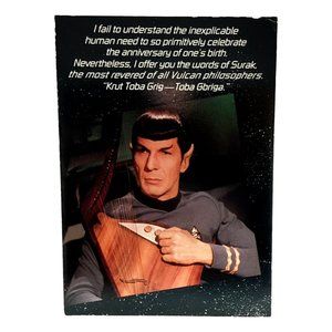 Star Trek Vintage Greeting Cards. Circa 1983 Brand New From The TV Series 1960's